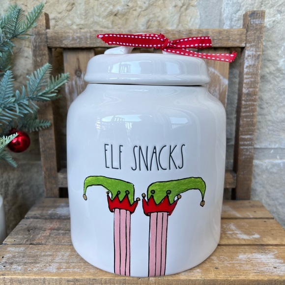 Rae Dunn Kitchen Rae Dunn Elf Snacks Canister Poshmark